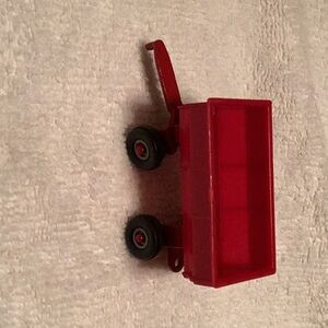 ERTL red metal farm wagon
